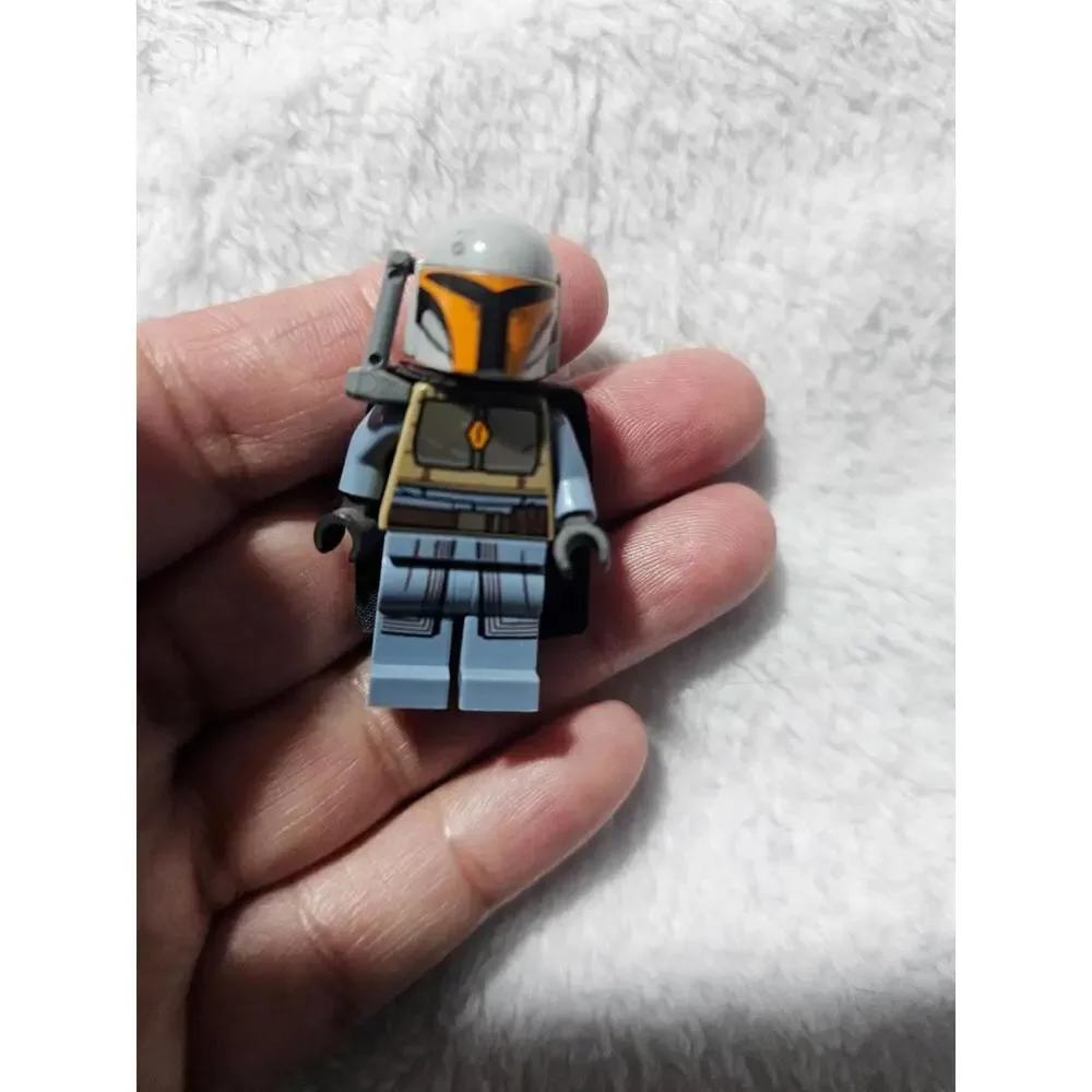 (Lot of 3) New Disney Star Wars Lego Mini Figures Mandalorian Boba Fett Toys